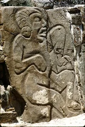 Schnitzerei einer Danzante-Figur, ca. 600-200 v. Chr.